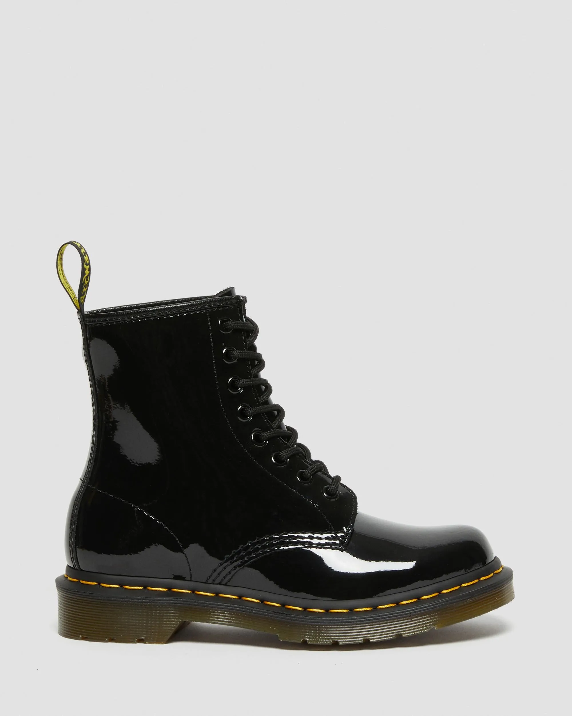 1460 Women's patent leather lace-up boots Dr. Martens
