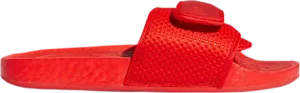 Adidas Pharrell x Boost Slides 'Active Red' Sandals, Red