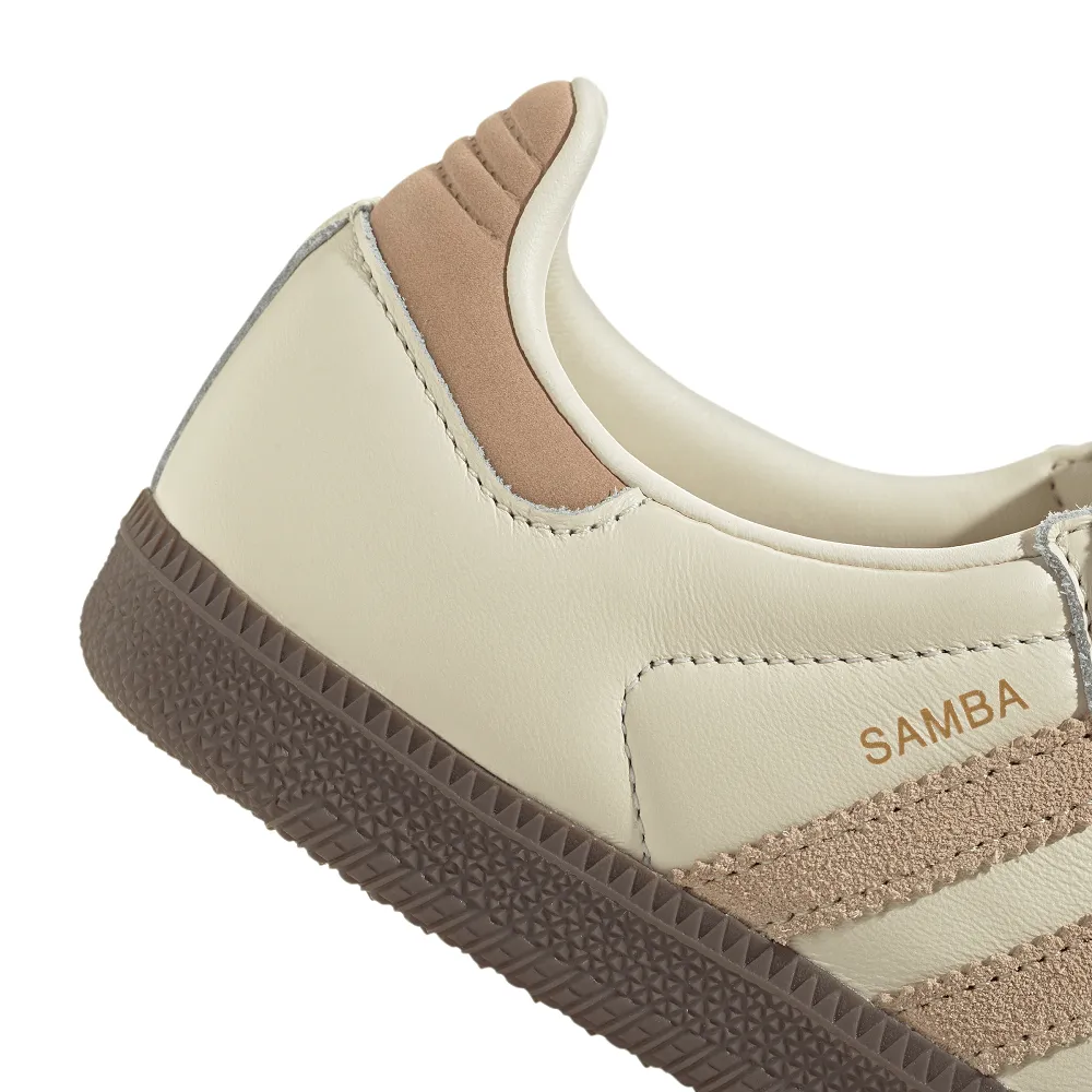 adidas Womens Samba LT - Cream White / Warm Sandstone / Gold Metallic