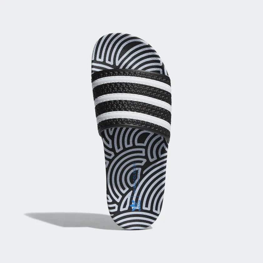ADILETTE SLIDES Core Black / Cloud White / Blue Bird-Fy1592