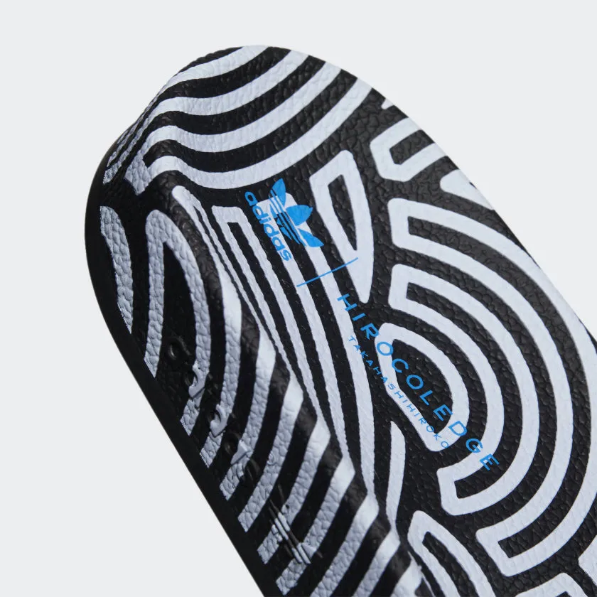 ADILETTE SLIDES Core Black / Cloud White / Blue Bird-Fy1592
