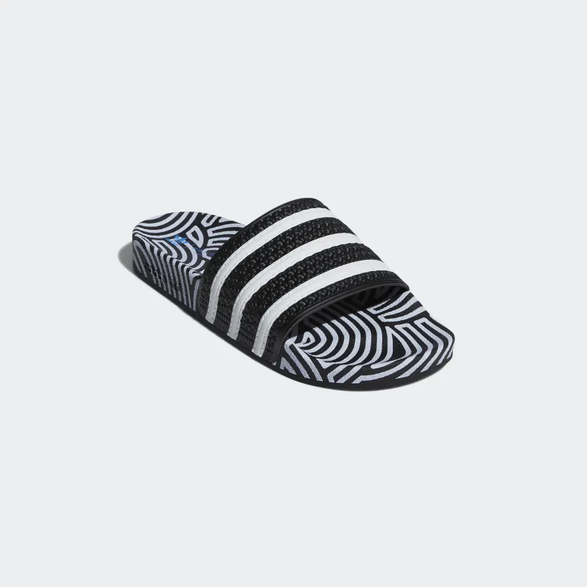 ADILETTE SLIDES Core Black / Cloud White / Blue Bird-Fy1592