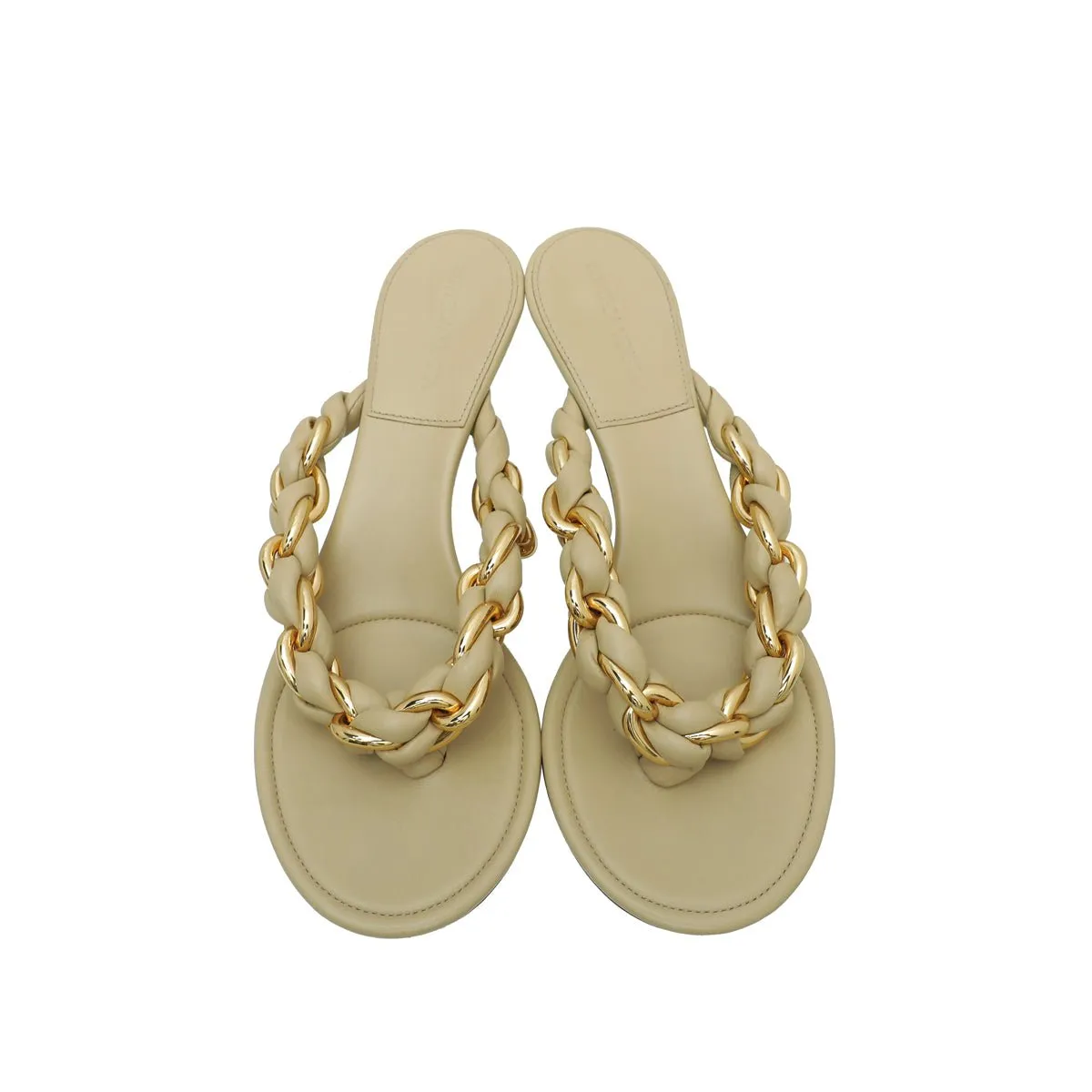 Bottega Veneta Beige Dot 55 Sandals 40