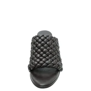 Bottega Veneta Dark Brown Padded Intrecciato Curve Sandals 38