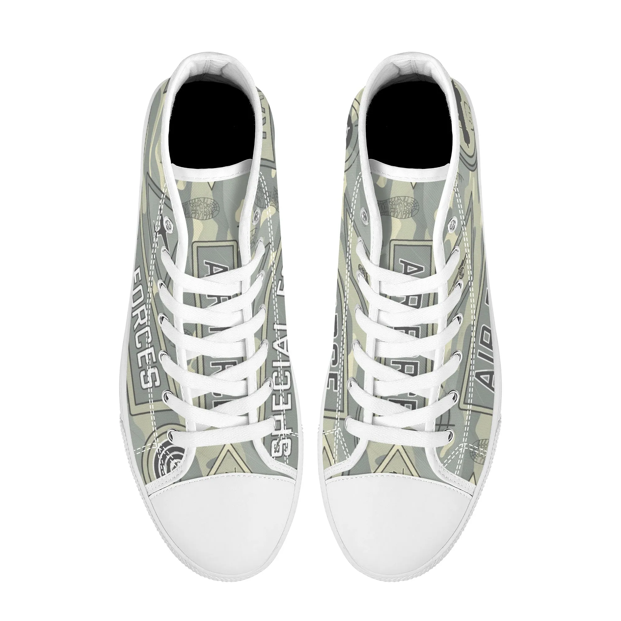 Designer High Top Canvas Shoes -FWS X1