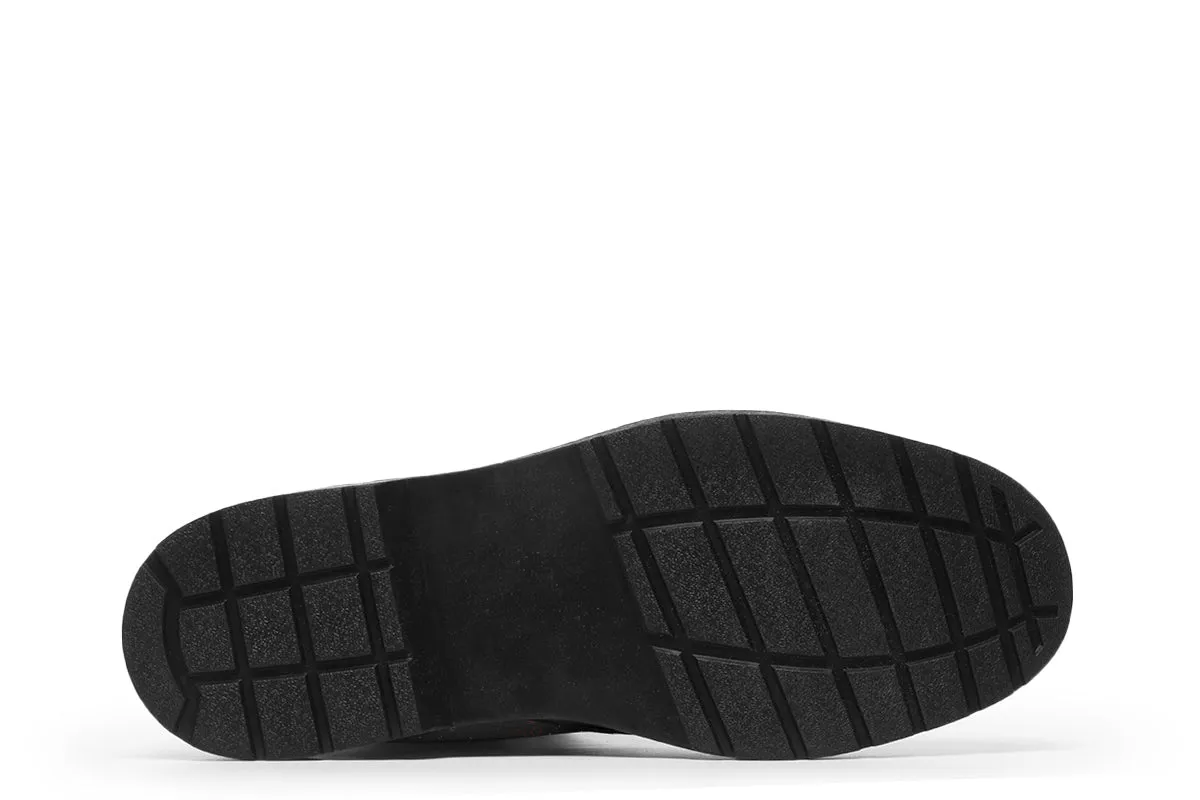 Lone Wolf Boots - Vegan Leather Doc-Style Boots with Durable Stitched on Soles