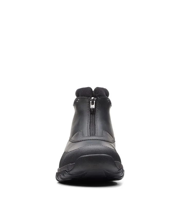 Men's Grove Zip II boots from the Clarks collection, black