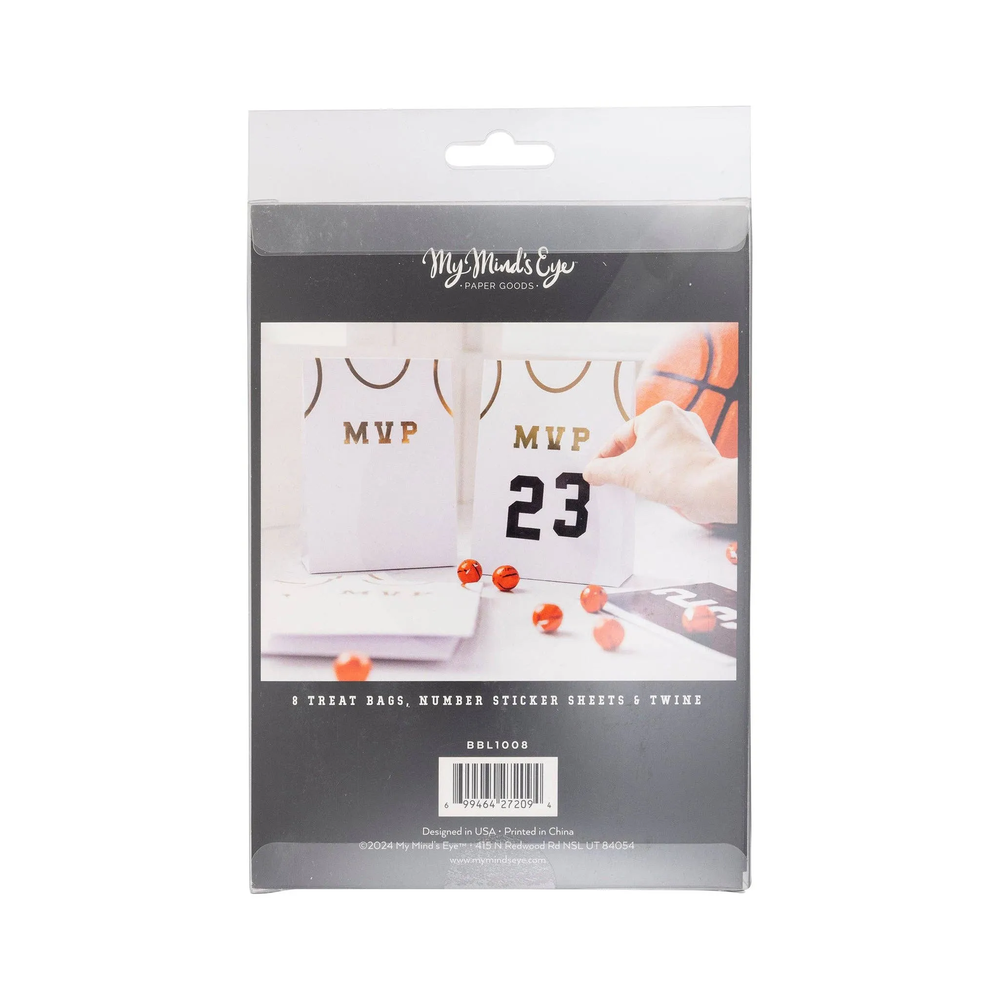 My Mind’s Eye - BBL1008 - Basketball Treat Bags