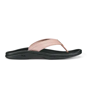 Olukai Womens Ohana Waterproof Sandal Petal Pink/Black
